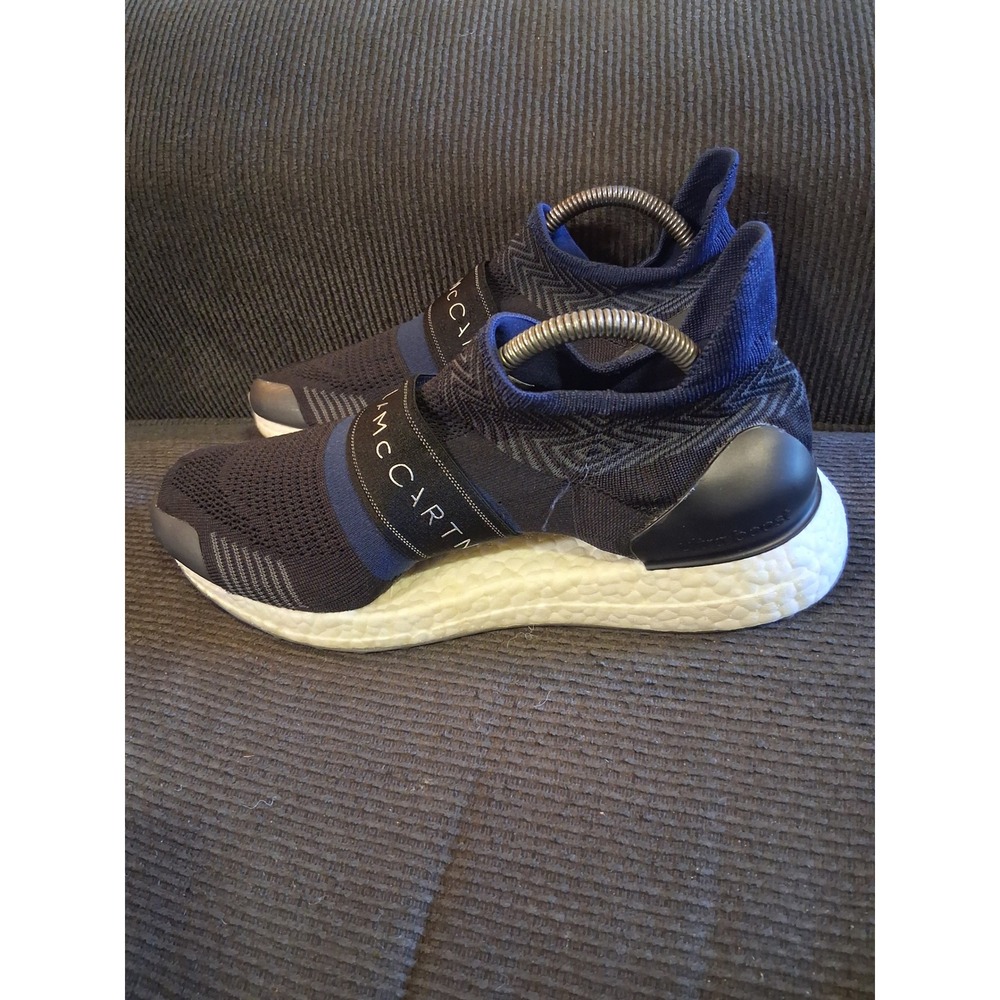 Adidas Stella McCartney UltraBoost Navy Blue Black Slip On Running Women Shoes 9